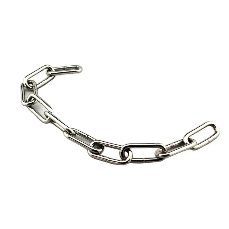 Stainless Steel DIN 763 Long Link Chain with Polished