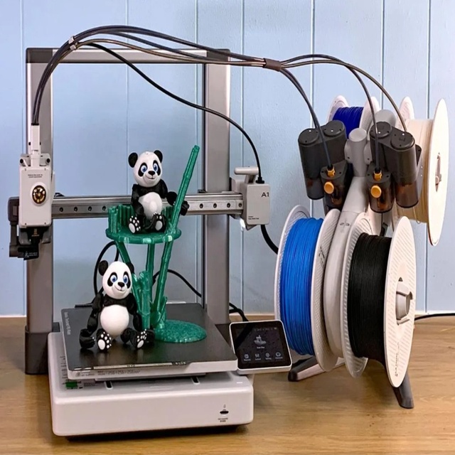 Original A1 Combo High Speed 500mm/s Desktop Multicolor FDM 3D Printer