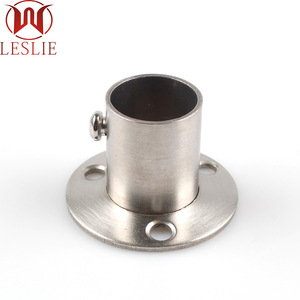 Leslie Stainless Steel Flange Base Wall Mount <b>Wardrobe</b> <b>Hardware</b> Fixing Bracket Outdoor Use - Product Image 2