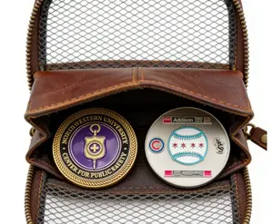 Pièce de monnaie en alliage métallique personnalisée avec logo, gravée sur les deux faces, en émail, argentée et dorée, pièce de collection, édition limitée - Product Image 3