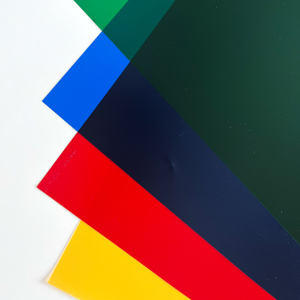 Trung Quốc Nhà sản xuất 0.1mm 1mm 2mm Đục cứng nhắc màu xanh lá cây màu đỏ màu xanh tấm <span class=keywords><strong>PVC</strong></span> - Product Image 4