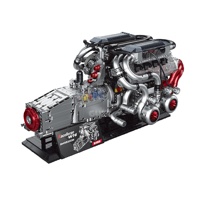 Guly 60556 2026 MOC W16, Modelo de Motor Mecánico, Bloques de Construcción, Kits de Exhibición para Escritorio, Regalos para Adultos, 2520 Piezas
