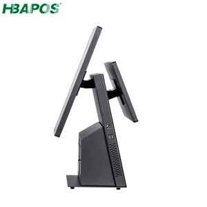 HBAPOS Custom Metal Dual 15.6 Inch Touch Screen Desktop Payment Kiosk All In One PC - Product Image 4