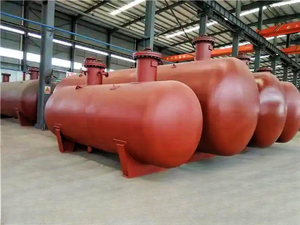 Tanque de almacenamiento de GLP subterráneo 10-50m ³ Capacidad 2700mm de diámetro Equipo de almacenamiento químico para estaciones de planta de recarga - Product Image 3