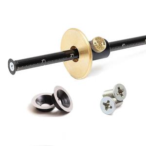 Jauge de marquage de roue, outils de marquage du <span class=keywords><strong>bois</strong></span> avec échelle graduée en pouces et en mm, outil de traçage du <span class=keywords><strong>bois</strong></span> pour charpentier - Product Image 1