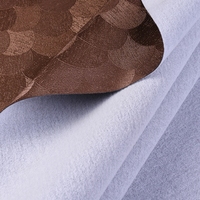 Maßgefertigtes PVC-Leder mit Fischschuppen-Metallic-Design, Elastisch & Abriebfest für Weiche Taschen, Sofas, Stühle & Maßgeschneiderte Stoffe