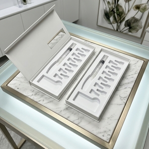 Custom Printed Biodegradable Art Paper Flat <b>Box</b> Recyclable Rigid Magnetic Closure Packaging for Skincare Beauty <b>Pens</b> - Product Image 2