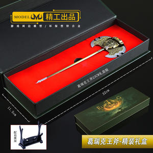 Épée de cosplay <span class=keywords><strong>Elden</strong></span> <span class=keywords><strong>Ring</strong></span>, modèle Gargoyle tout métal de 30 cm avec étui <span class=keywords><strong>en</strong></span> cuir, ornement cadeau pour garçons - Product Image 6