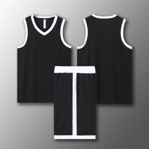 Camiseta de Baloncesto para Hombre al por Mayor, Bordada, Transpirable, de Secado Rápido, para Verano, con Logotipos de Equipo Personalizados con Impresión Digital - Product Image 2