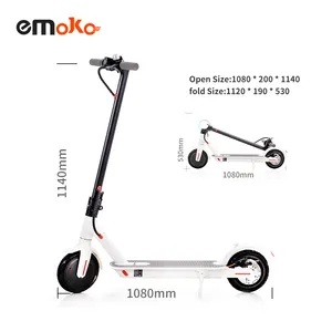Emoko Nhà Máy Bán Buôn Hot Bán E Xe Tay Ga 350 Wát E Scooter Mileage 30Km OEM Trung Quốc Thâm Quyến 2 Bánh Xe Điện Scooter Cho Người Lớn - Product Image 6