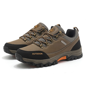 Chaussures de marche multicolores pour hommes, style décontracté, coupe basse, lacets, semelle antidérapante et résistante à l'usure, pour le camping et la marche en plein air - Product Image 4