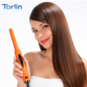 Plancha de Pelo Mini Torlin Personalizable con Pantalla LCD para Hombres, Uso en Hoteles y Autocaravanas, Plancha de Pelo Corta Tipo Lápiz de 1/4 - Product Image 5