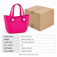 Sac de plage EVA lavable pour les vacances, panier de plage imperméable, sac à main de voyage grande capacité, fourre-tout d'été tendance pour femme