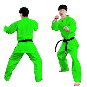 ราคาขายส่ง คุณภาพสูง ชุดยูนิฟอร์มเทควันโด ITF Samurai Dobok สำหรับการแข่งขันระดับมืออาชีพ ผลิตจากวัสดุ P/C แบบริบบ์ ทนทาน - Product Image 5