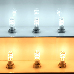 E12 LED Corn Bulb 5W Warm White 2700K AC 120V Candle <b>Light</b> Decorative Energy Saving Residential Indoor Home Use - Product Image 6