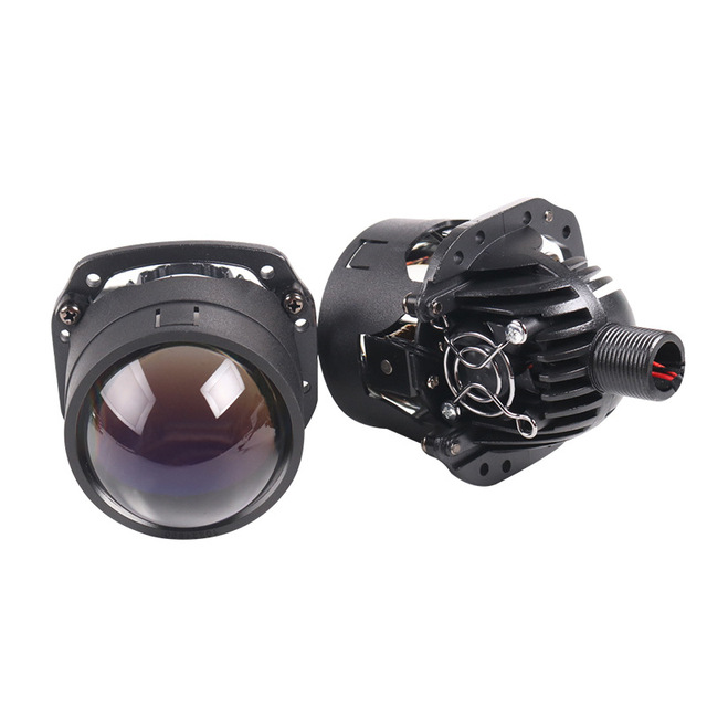 MINJIE Non-destructive ultra Bright H4 Proyector Bi Led Projector Lens 2.5 Inch Car Retrofit