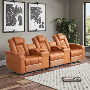 Canapé Multifonctionnel en Cuir Véritable VIP pour Maison Intelligente Moderne, Idéal pour la Visionnage Privé de Films et de Chaînes TV, Luxe Affaires BNF3017 #   Maison Intelligente - Product Image 6