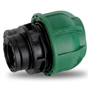 Acoplador de Tubería de Plástico Verde de Baja Presión, Conector Recto para Tubos, OEM/ODM, Resistente a la Corrosión y a los Rayos UV, para Sistemas de Riego y Ductos - Product Image 1