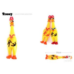 Tommy Screaming Chicken - Juguete para Mascotas de 31 cm, Juguete Interactivo con Movimiento para Perros - Product Image 1