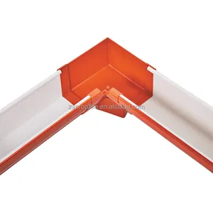 PVC rain gutter / factory sales PVC rain gutter Outdoor decorative rain gutter