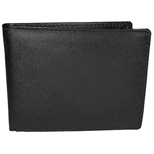 Men's Genuine Leather Slim <b>Wallet</b> Fold Closure Minimalist Style Black Short Daily Use - Product Image 1