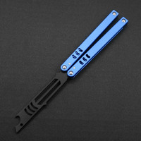 Kunden spezifisches CNC-Aluminium T6061 Griff Schnelle Lieferung Faltbares Übungs werkzeug für Anfänger Training Unedged Custom Toys Geschenke DIY
