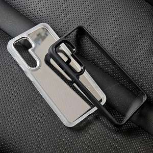 Funda de teléfono lumei para Samsung 23 Series PC Back TPU Edges Funda transparente de alta calidad para Samsung <span class=keywords><strong>Galaxy</strong></span> <span class=keywords><strong>S</strong></span> 23 Ultra - Product Image 2