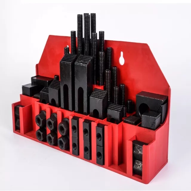 Offre Spéciale dureté acier qualité fraiseuse de serrage ensemble M14 58 pièces moulin kit de serrage, outil de serrage