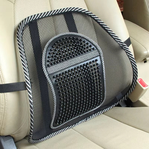 Wholesale Breathable Mesh Car Seat Chair <b>Back</b> <b>Cushion</b> Lumbar Support Brace Pad for Home Office Interior Parts - Product Image 4