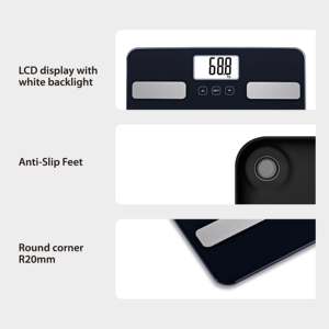 Smart Digital <span class=keywords><strong>Body</strong></span> <span class=keywords><strong>Fat</strong></span> Scale <span class=keywords><strong>Body</strong></span> Composition <span class=keywords><strong>Analyzer</strong></span> Excurate Pesando Ferramenta para Home Office Bathroom Health Tracking - Product Image 4
