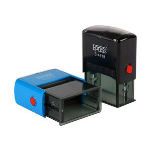 Stempel Flash Custom Self Inking 47*18 mm Mesin Pembuat Stempel Plastik Kantor Segel Tanda Persegi Panjang Bantalan Tinta - Product Image 5