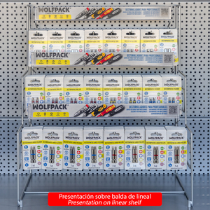 Expositor Colgante/de Sobremesa para Destornilladores S2-Cromo-Vanadio, Paquete Completo de 240 Unidades en Blíster - Product Image 2