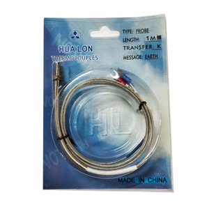 Sonde de température de type K en téflon haute densité, 2 m, résistante aux acides et aux alcalis, sonde de type E du fabricant pour type PT100 - Product Image 2