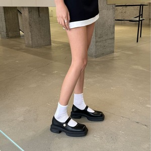 Femmes Chunky <span class=keywords><strong>Mary</strong></span> Jane plate-forme chaussures en cuir verni uniforme chaussures habillées Femme deux tons plate-forme <span class=keywords><strong>Mary</strong></span> Jane cheville Botas chaussures - Product Image 6