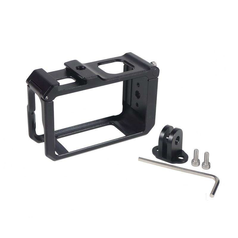 HONGDAK Flash Installation Expansion Cage Anti Scratch and Anti Drop Protection for DJI Action 3