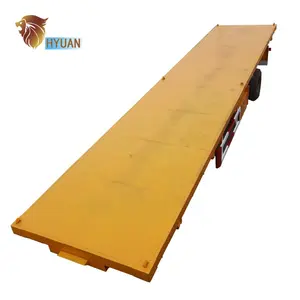 HYUAN fabrika çıkış flatbed yarı römork satılık