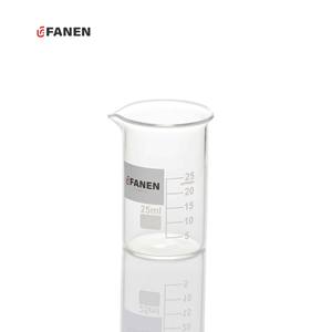 फैनेन 25 मिली हीट प्रतिरोधी बोरोसिलिकेट लैब ग्लास बीकर लो फॉर्म - Product Image 1