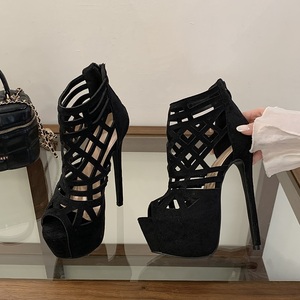 Nuevas Sandalias de Plataforma con Tiras Finas Cruzadas 2026, Zapatos de Diseñador, Tacones de Aguja Sexys para Mujer, Moda Femenina - Product Image 6