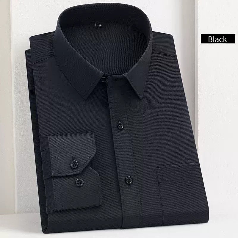 Con tasca in twill nero