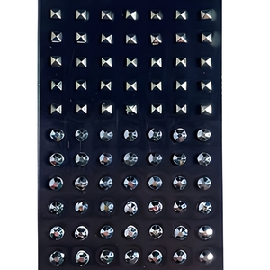 สติกเกอร์ PVC กันน้ำ พิมพ์ลาย UV รูปทรงสี่เหลี่ยมผสมผสาน  แบบกำหนดเอง เป็นมิตรกับสิ่งแวดล้อม สำหรับตกแต่งแบรนด์ บรรจุภัณฑ์ สมุดภาพ สมุดบันทึก และของตกแต่งบ้าน - Product Image 2