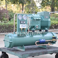 Refroidisseur d'unité de compresseur alternatif à faible bruit de réfrigération de chambre froide 8HP Bitze unité de condensation refroidie à l'eau