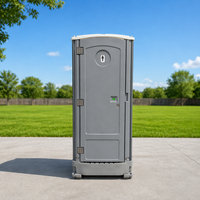 Cabine de toilette mobile moderne de luxe en HDPE, douche, salle de bain, installation rapide, taille et couleur personnalisables