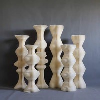CDOR Présentoir pliable en papier, colonne romaine ronde, pour vitrine, scène de fête, table de desserts de mariage, support à gâteaux, présentation d'événements