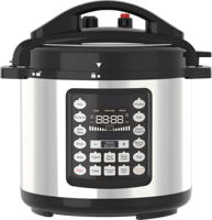 Cuisinière à pression électrique avec écran LED 6L et 14 fonctions prédéfinies
