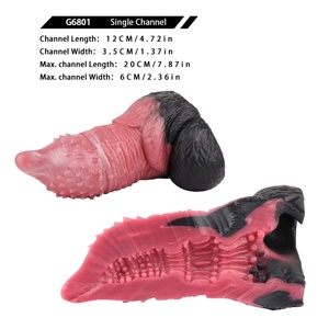 GEEBA Fantasy Silicone Male Masturbator Tiger Penis Sleeve Men's Masturbation Sleeve Pocket Pussy Stroker Adult Sex Toys Onahole - Product Image 2
