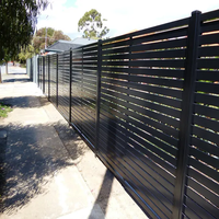 Système de clôture de sécurité en aluminium robuste avec service d'inspection de qualité de précision et solutions d'emballage pour l'exportation