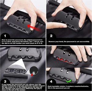 <span class=keywords><strong>Bolsa</strong></span> organizadora de documentos ignífuga de seguridad de poliéster impermeable con cerradura <span class=keywords><strong>para</strong></span> tarjetas familiares y almacenamiento de <span class=keywords><strong>dinero</strong></span> - Product Image 3