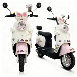 Mini scooter moto Turtle 60V 800W, modèle sport à deux roues avec vitesse de 61-80 km/h, phares LED et dispositif antivol, électrique - Product Image 1
