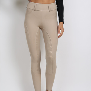 Culotte d'équitation en silicone pour femmes, <span class=keywords><strong>pantalon</strong></span> anti-boulochage pour dames, vêtements d'équitation Jodhpurs, vente en gros du fabricant - Product Image 4