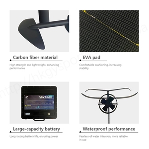 Populaire Électrique Hydroptère Sports Nautiques 5000W Moteur 3K Fibre De Carbone 25-30 km/h Vitesse Sans Fil Télécommande Paddle Kayak Sac - Product Image 3